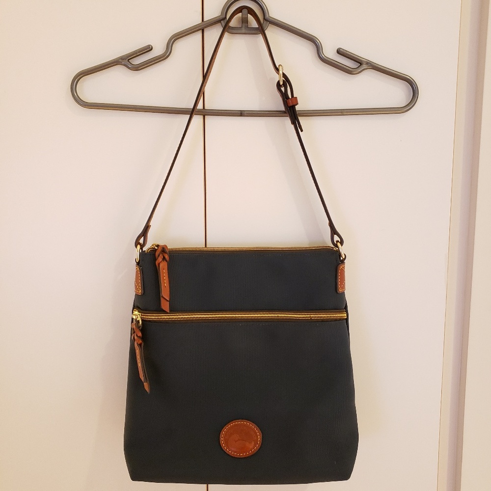 Dooney & Bourke Navy Nylon Cross Body Bag
